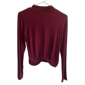 Forever Twentyone, LONG SLEEVE CROP, Twisted from the front M98